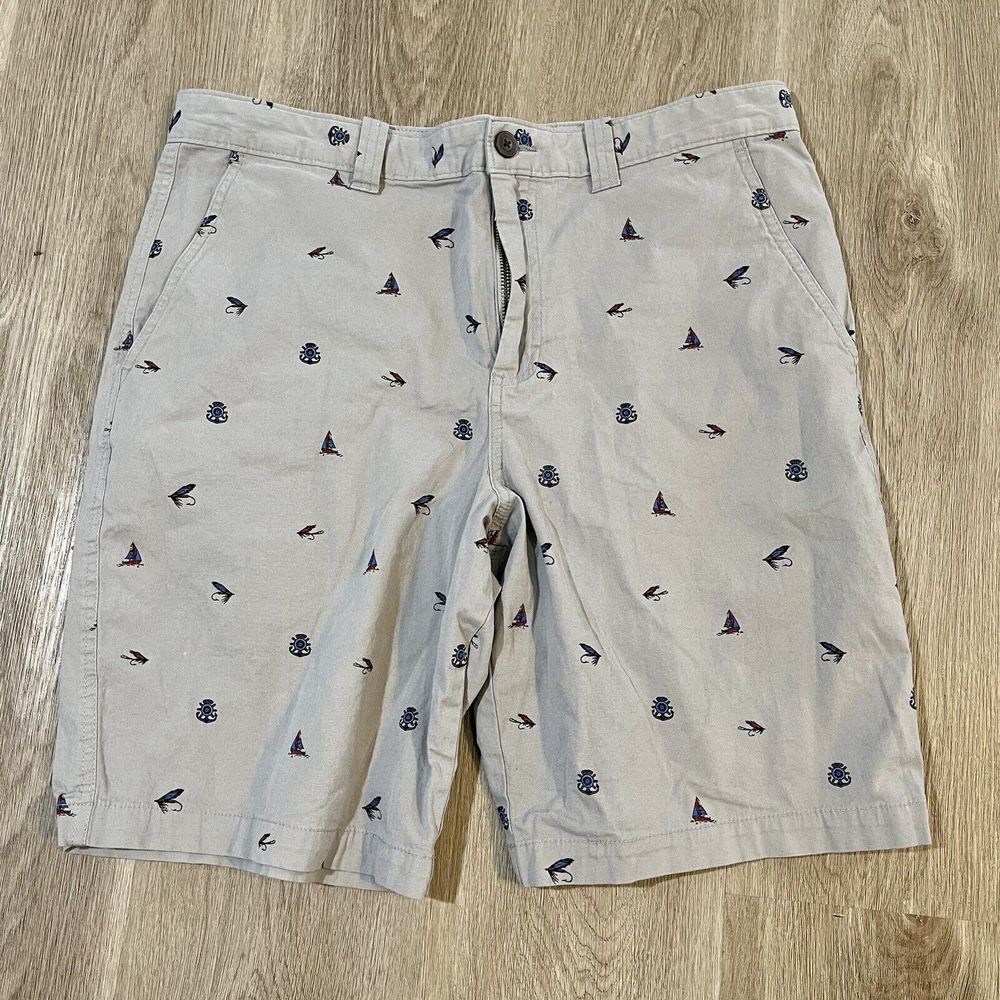 Magellan Outdoor Shorts Mens Khaki Chino Size‎ 33W Fly Fishing Baits Sport